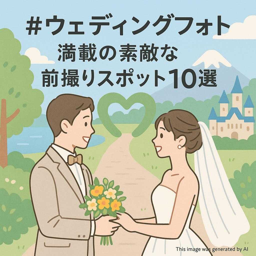 #ウェディングフォト 満載の素敵な前撮りスポット10選