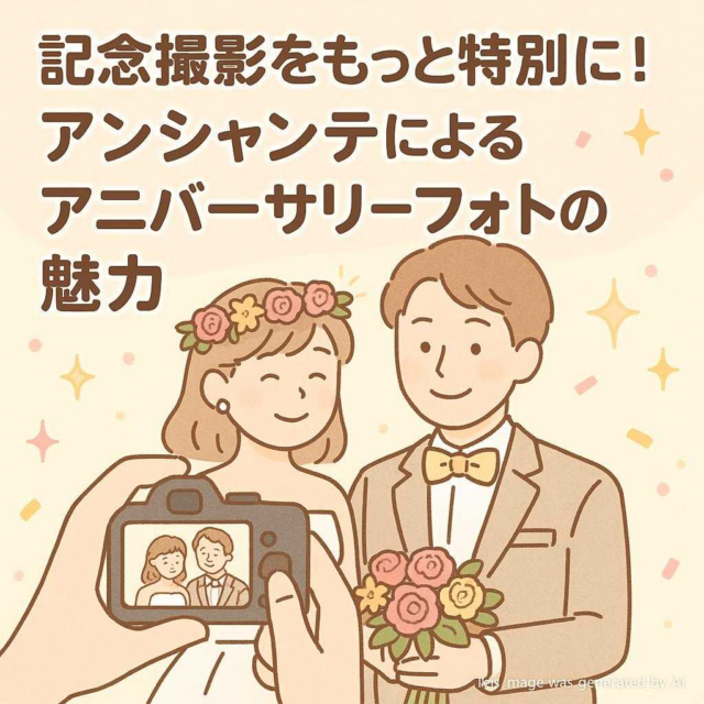 記念撮影をもっと特別に！アンシャンテによるアニバーサリーフォトの魅力