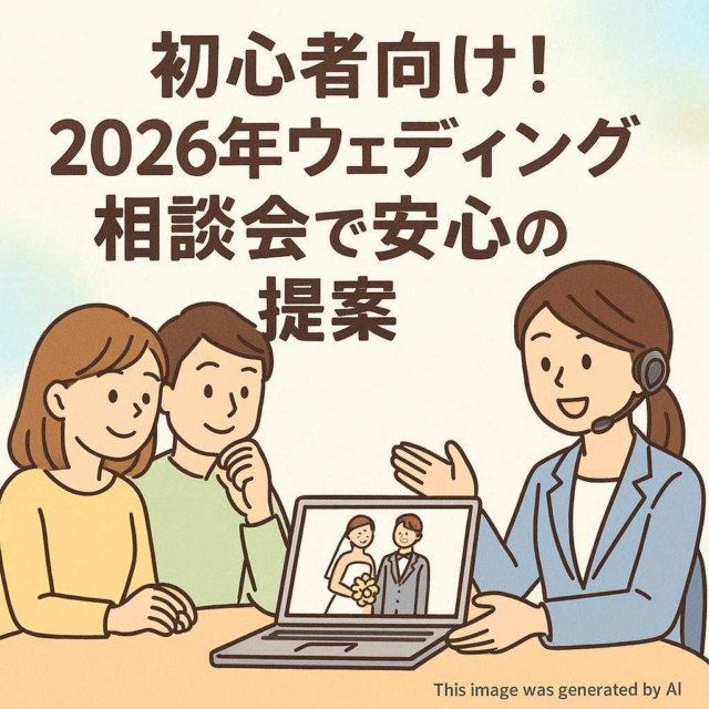 初心者向け！2026年ウェディング相談会で安心の提案