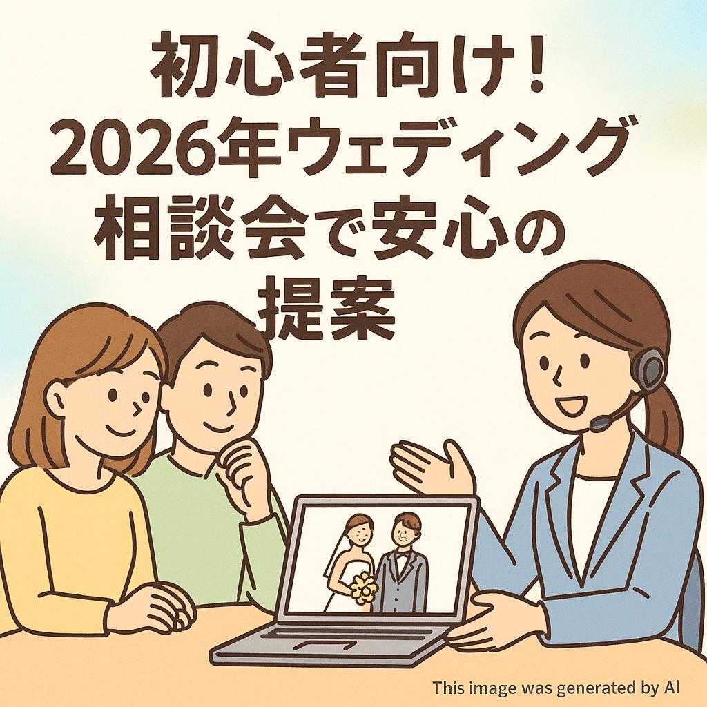 初心者向け！2026年ウェディング相談会で安心の提案