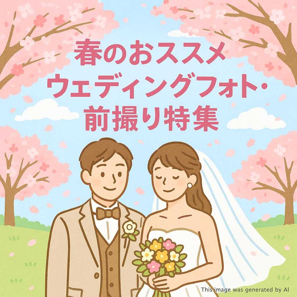 春のおススメウェディングフォト・前撮り特集