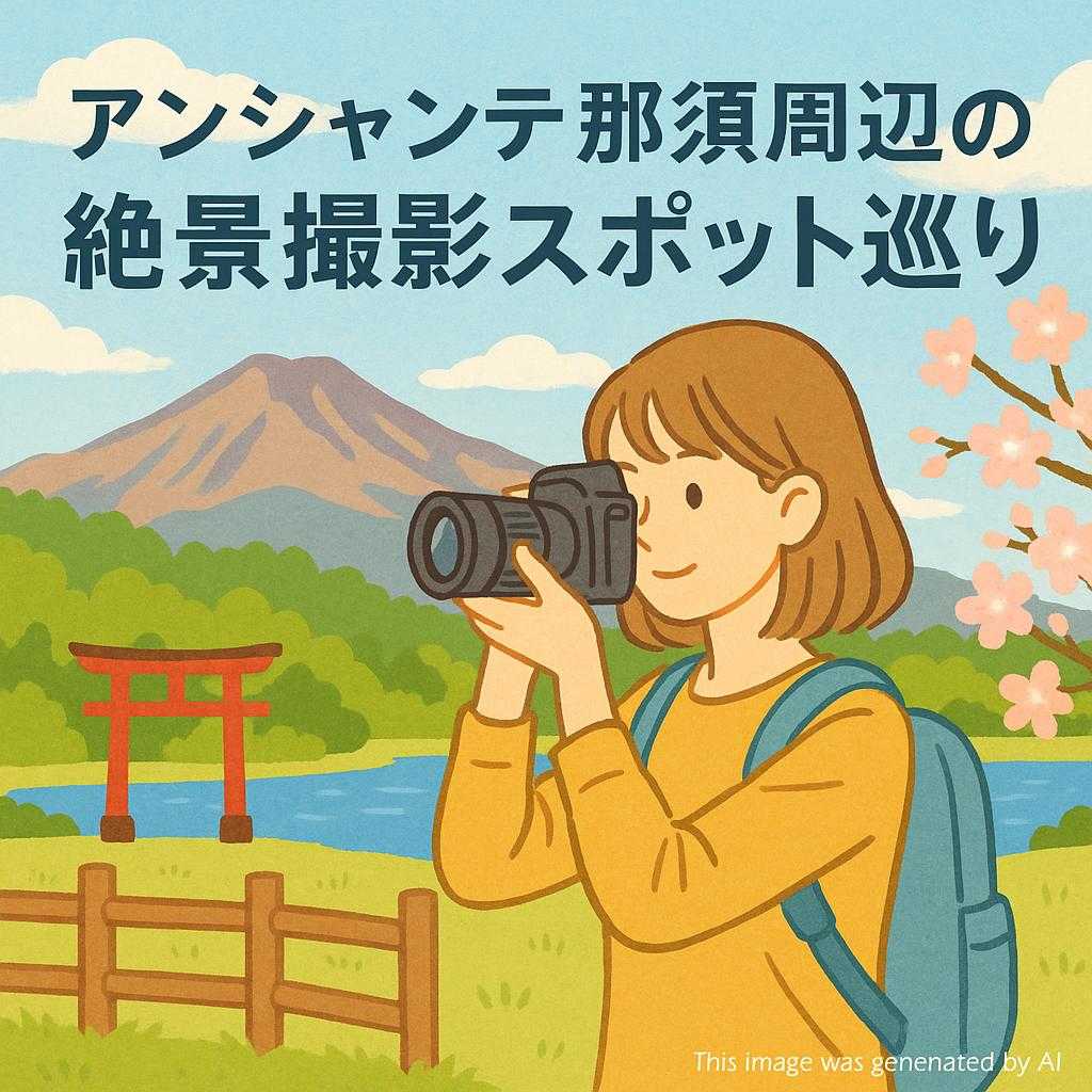 アンシャンテ那須周辺の絶景撮影スポット巡り
