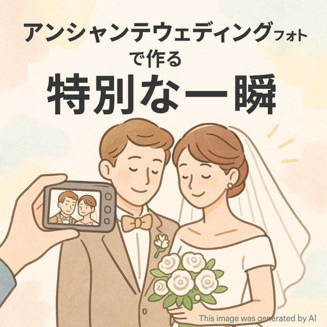 アンシャンテウェディングフォトで作る特別な一瞬