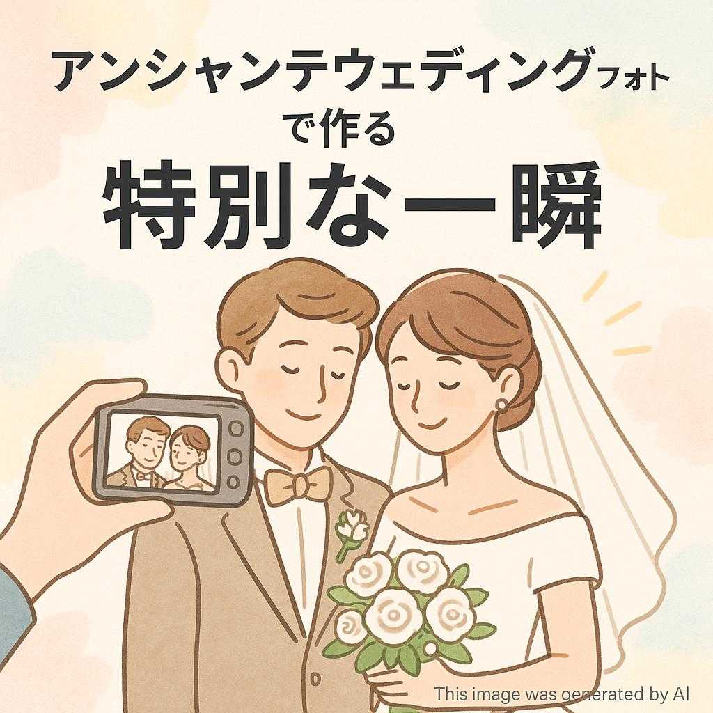 アンシャンテウェディングフォトで作る特別な一瞬
