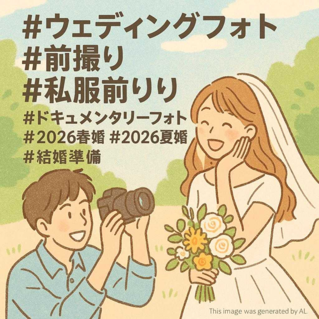 #ウェディングフォト #前撮り #私服前撮り #ドキュメンタリーフォト #2026春婚 #2026夏婚 #結婚準備