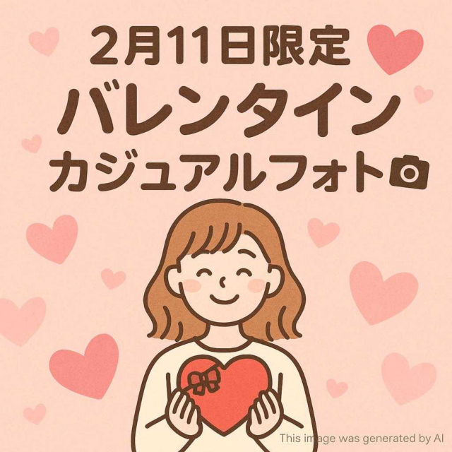 💝 2月11日限定 バレンタイン カジュアルフォト📸