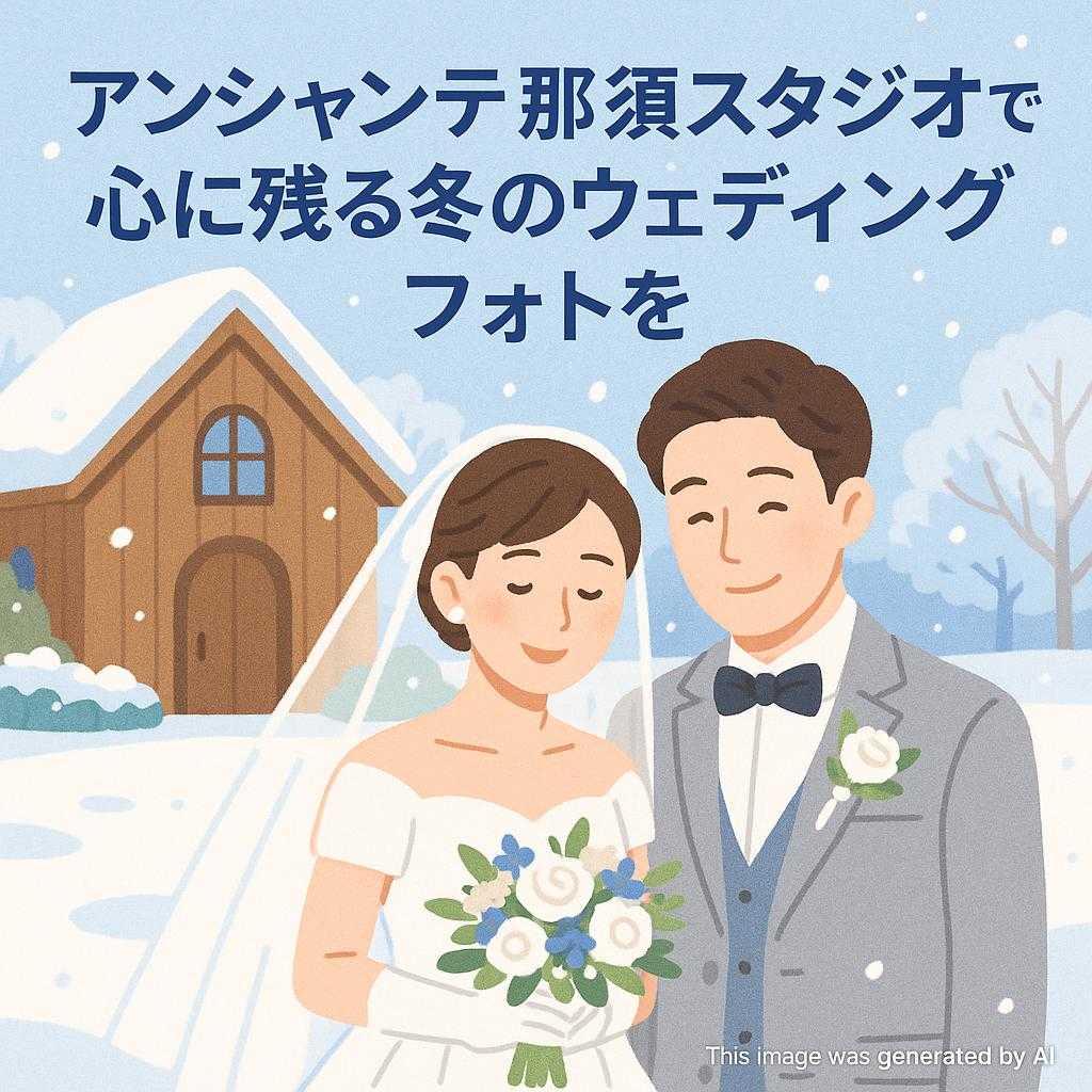 アンシャンテ那須スタジオで心に残る冬のウェディングフォトを
