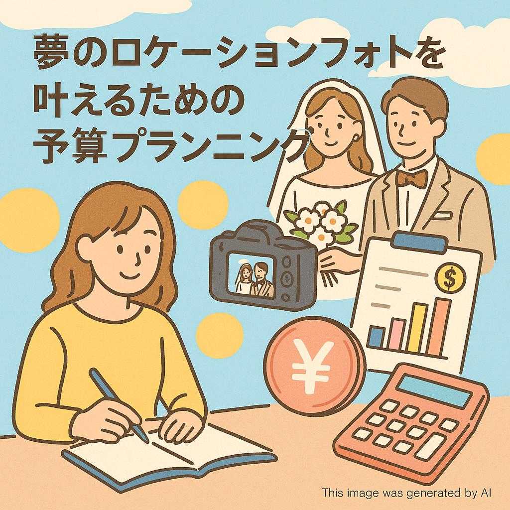 夢のロケーションフォトを叶えるための予算プランニング