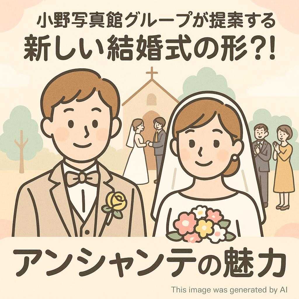 小野写真館グループが提案する新しい結婚式の形?! アンシャンテの魅力