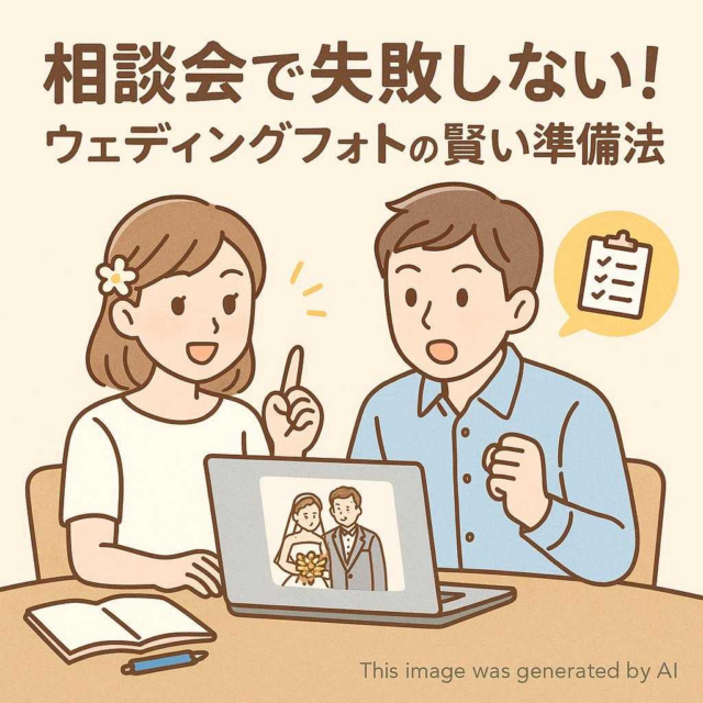 相談会で失敗しない！ウェディングフォトの賢い準備法