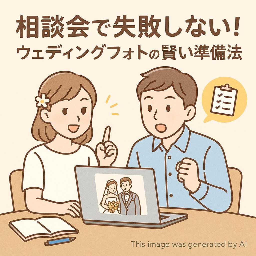 相談会で失敗しない！ウェディングフォトの賢い準備法