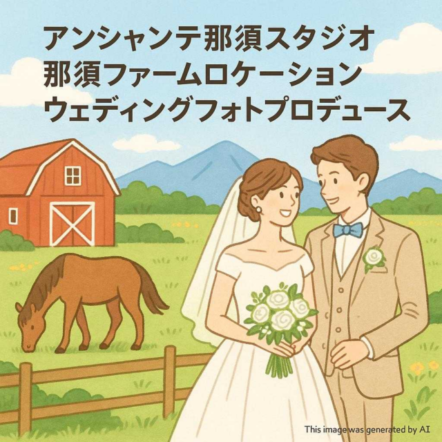 アンシャンテ那須スタジオ 那須ファームロケーションウェディングフォトプロデュース