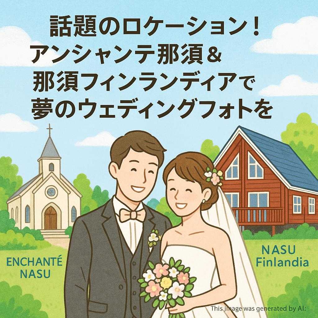 話題のロケーション！アンシャンテ那須＆那須フィンランディアで夢のウェディングフォトを