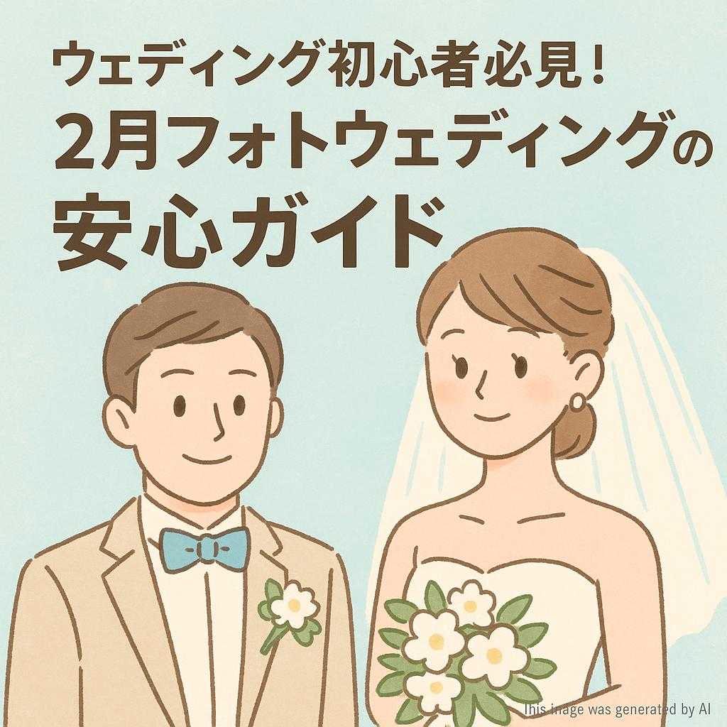ウェディング初心者必見！２月フォトウェディングの安心ガイド