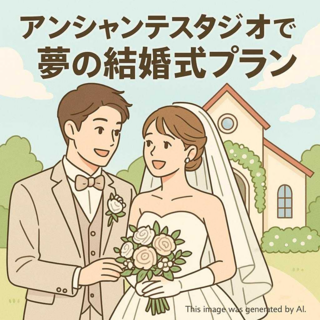 アンシャンテスタジオで叶える夢の結婚式プラン
