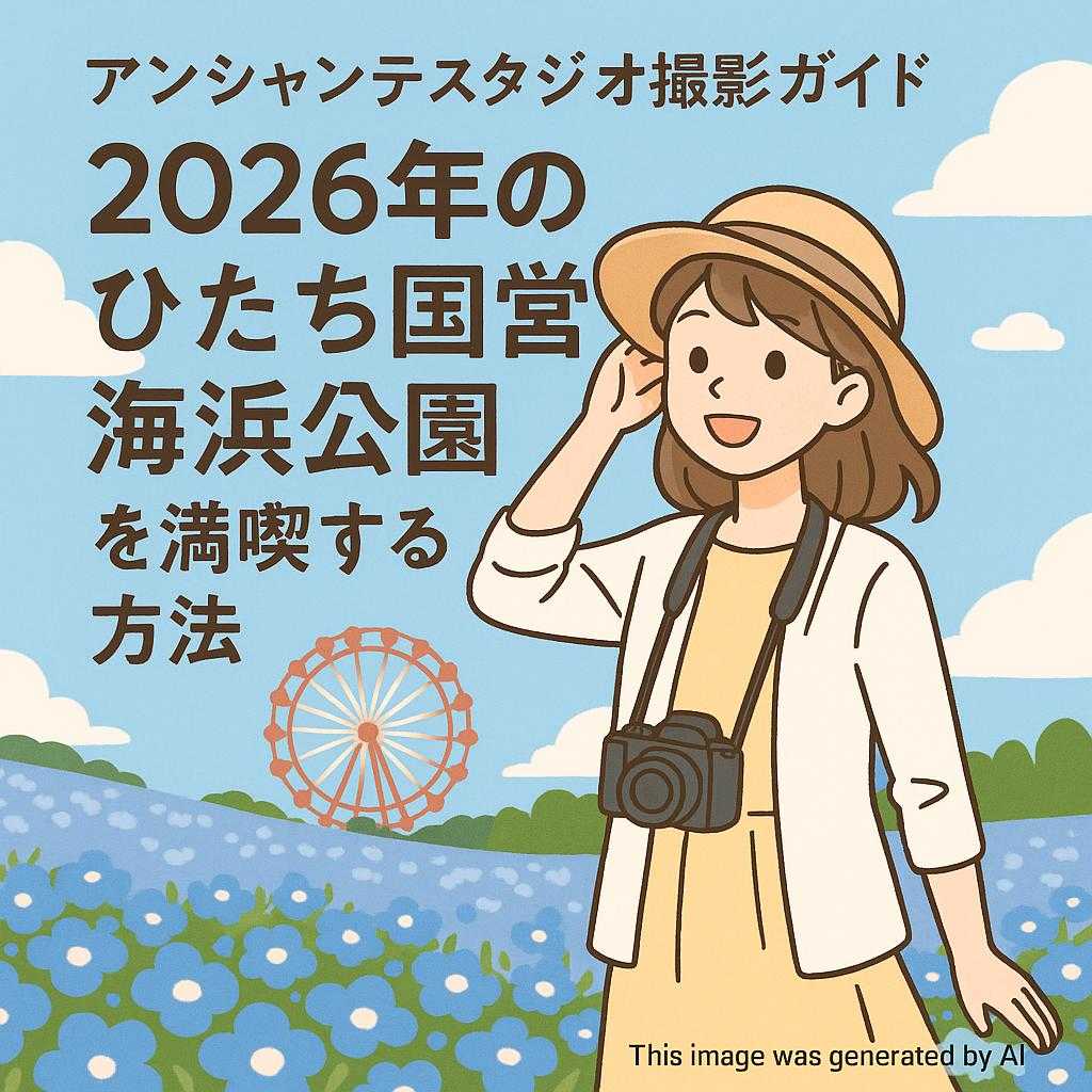アンシャンテスタジオ撮影ガイド 2026年のひたち国営海浜公園を満喫する方法