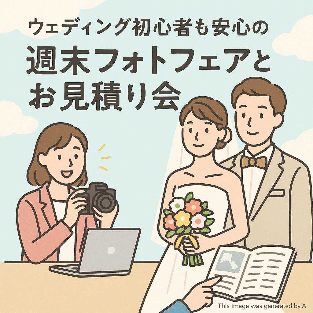 ウェディング初心者も安心の週末フォトフェアとお見積り会