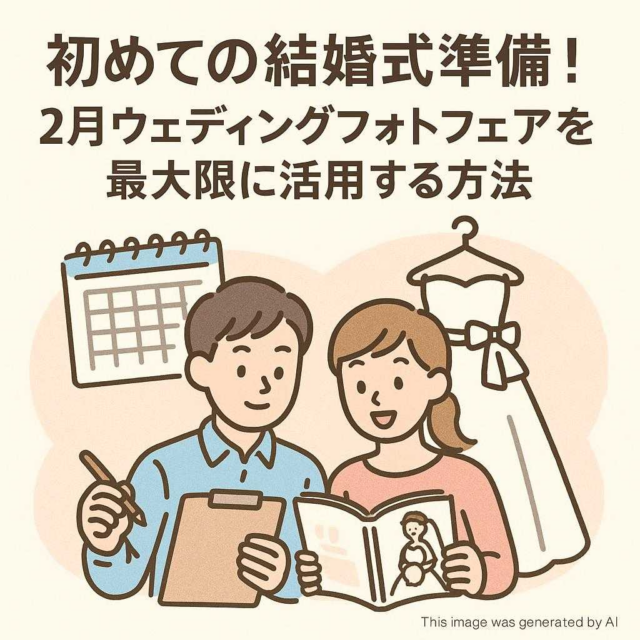 初めての結婚式準備！２月ウェディングフォトフェアを最大限に活用する方法