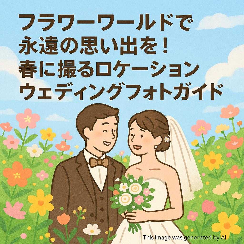 フラワーワールドで永遠の思い出を！春に撮るロケーションウェディングフォトガイド