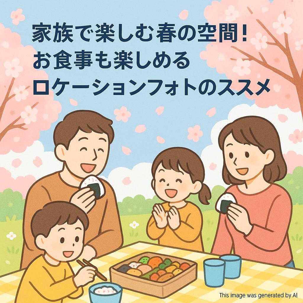 家族で楽しむ春の空間！お食事も楽しめるロケーションフォトのススメ