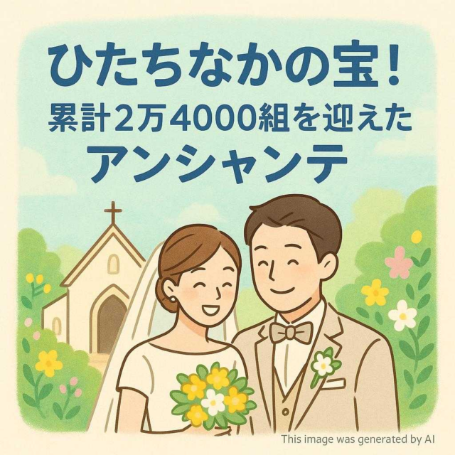 ひたちなかの宝！累計2万4000組を迎えたアンシャンテ