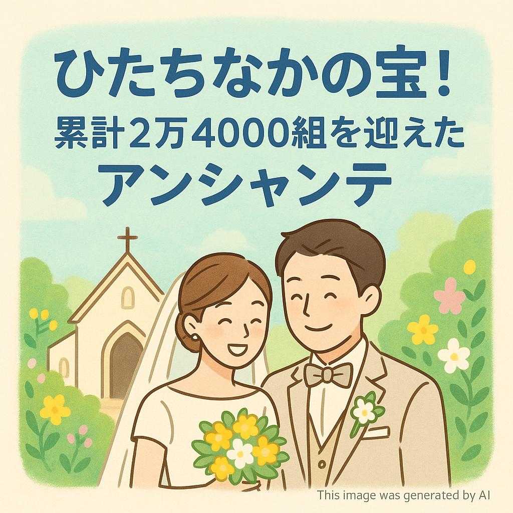 ひたちなかの宝!累計2万4000組を迎えたアンシャンテ