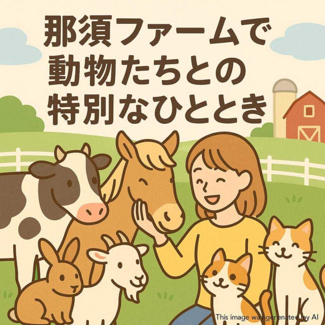 那須ファームで動物たちとの特別なひととき
