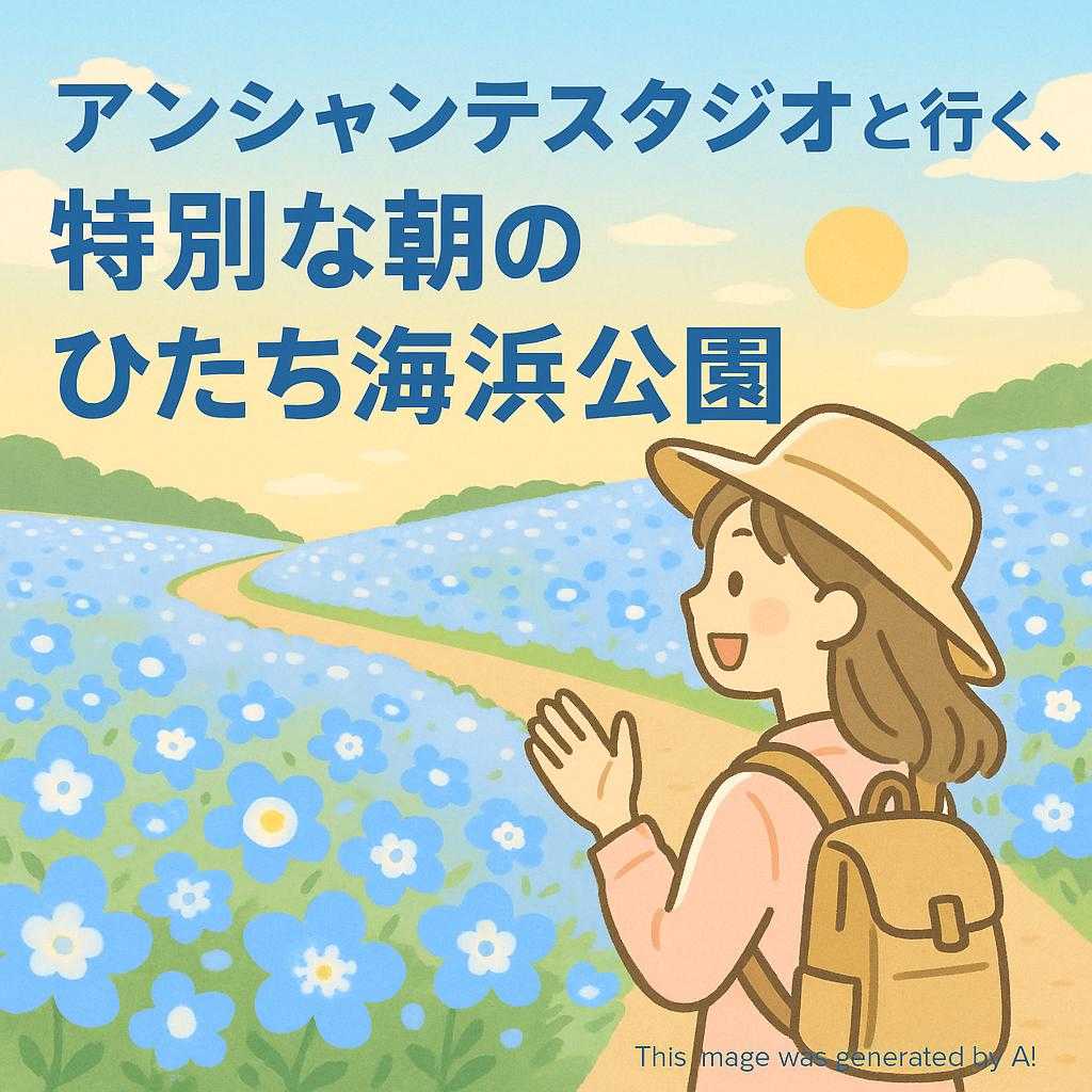 アンシャンテスタジオと行く、特別な朝のひたち海浜公園