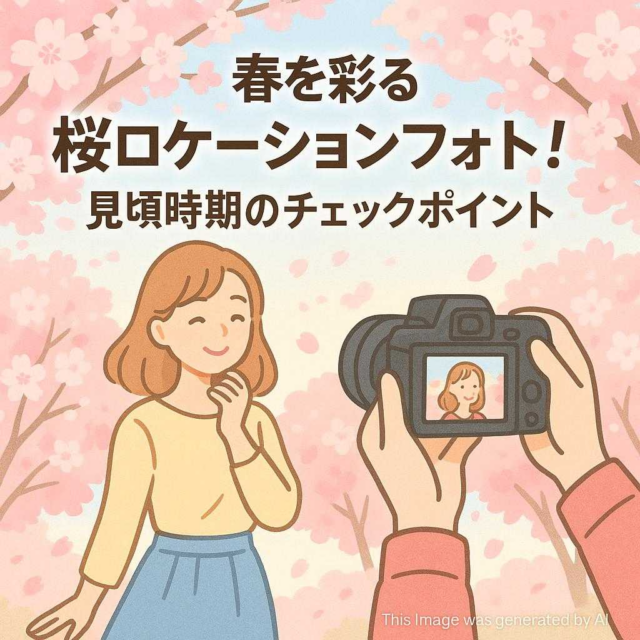 春を彩る桜ロケーションフォト！見頃時期のチェックポイント