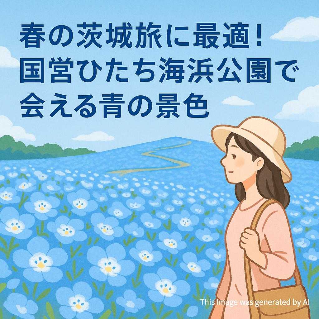 春の茨城旅に最適！国営ひたち海浜公園で会える青の景色