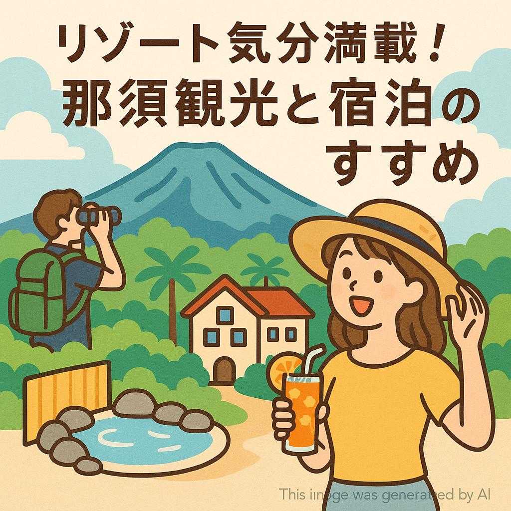 リゾート気分満載！那須観光と宿泊のすすめ