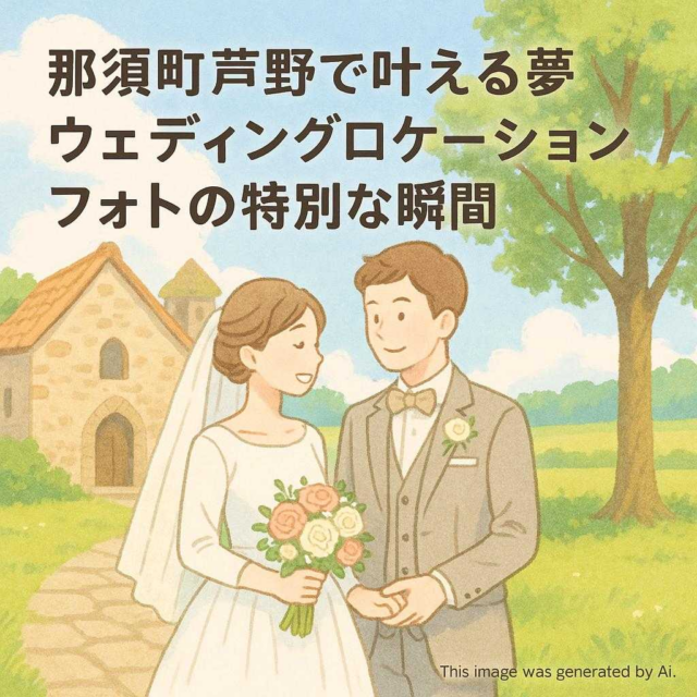 那須町芦野で叶える夢 ウェディングロケーションフォトの特別な瞬間