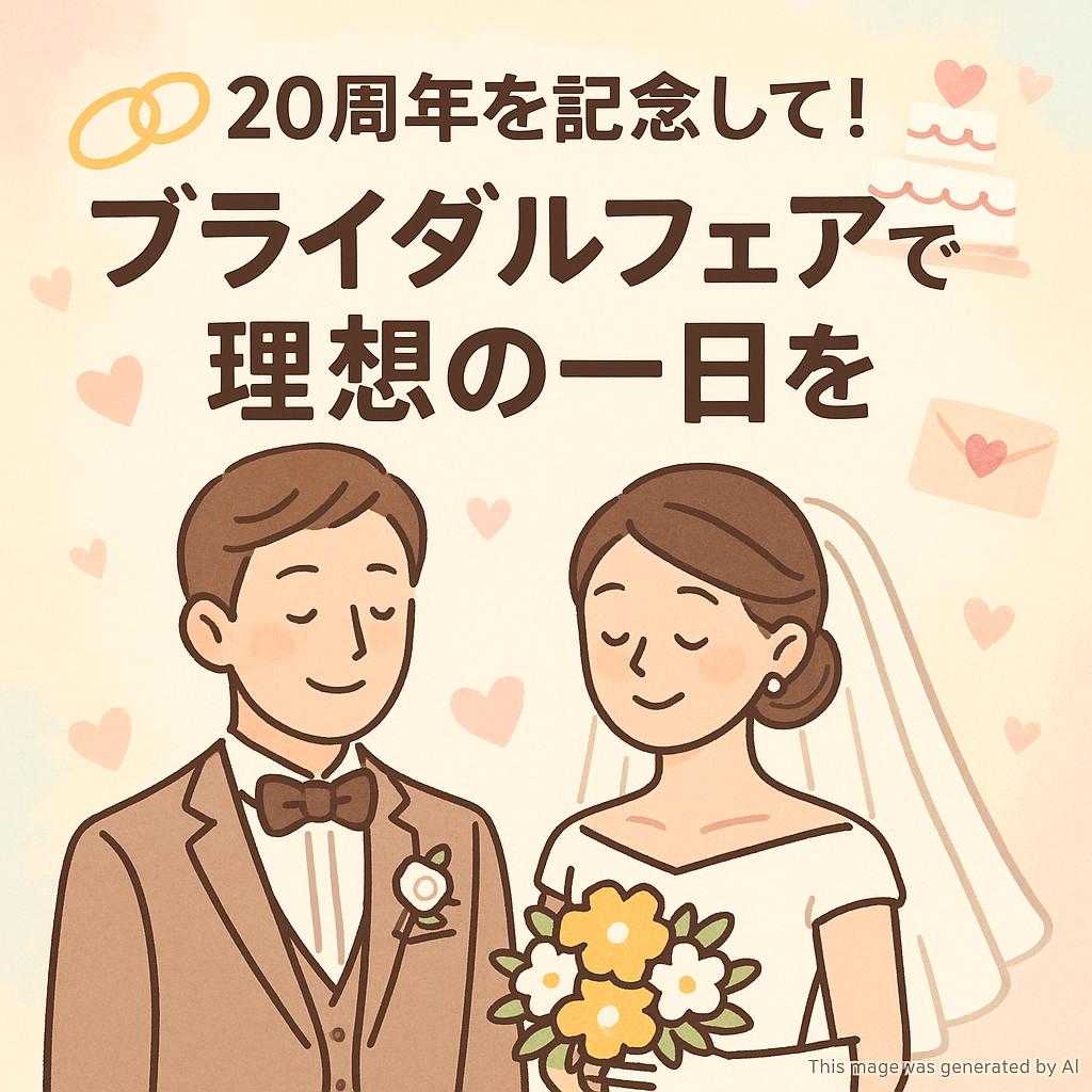 20周年を記念して！ブライダルフェアで理想の一日を