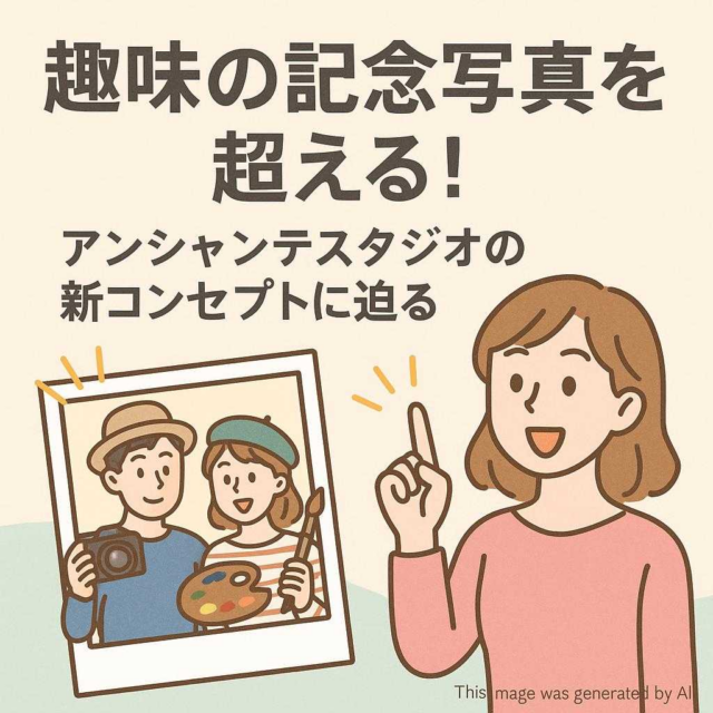 趣味の記念写真を超える！アンシャンテスタジオの新コンセプトに迫る