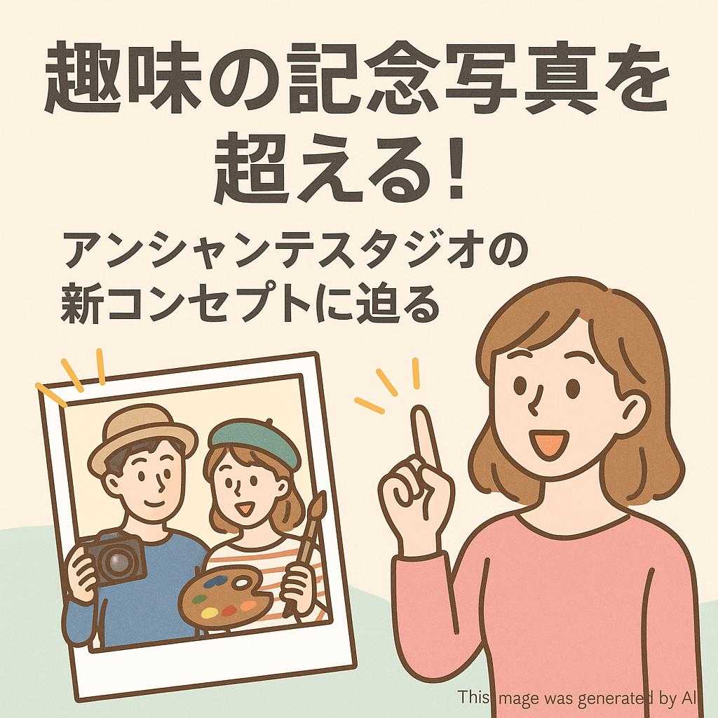 趣味の記念写真を超える！アンシャンテスタジオの新コンセプトに迫る