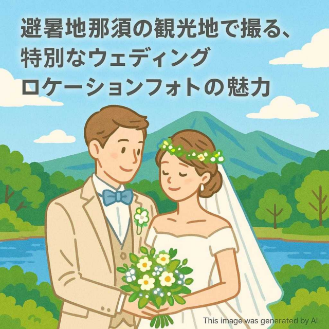 避暑地那須の観光地で撮る、特別なウェディングロケーションフォトの魅力