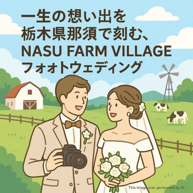 一生の想い出を栃木県那須で刻む、NASU FARM VILLAGEのフォトウェディング