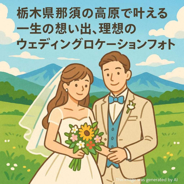 栃木県那須の高原で叶える一生の想い出、理想のウェディングロケーションフォト