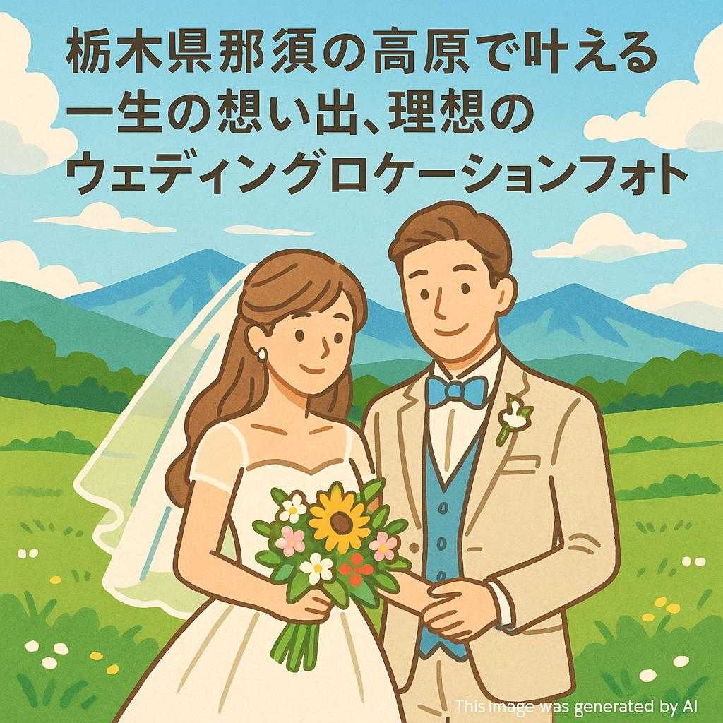 栃木県那須の高原で叶える一生の想い出、理想のウェディングロケーションフォト