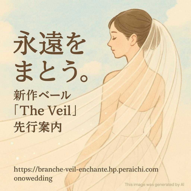 永遠をまとう。新作ベール