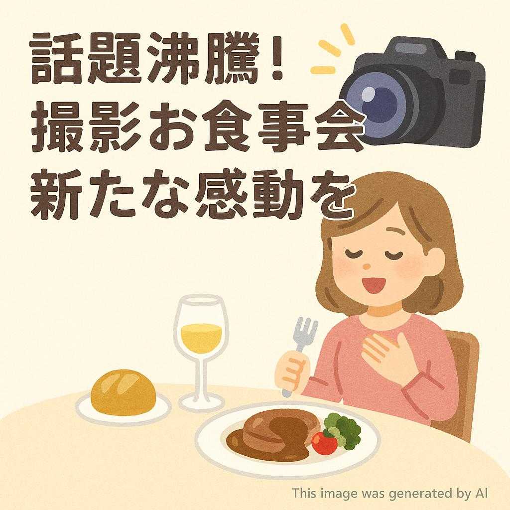 話題沸騰！撮影お食事会で新たな感動を