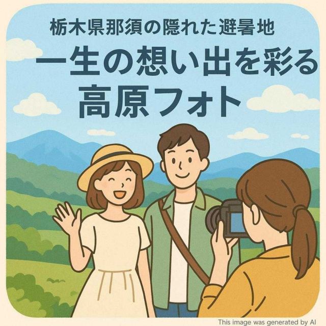 栃木県那須の隠れた避暑地、一生の想い出を彩る高原フォト
