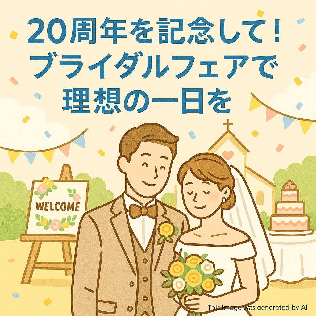 20周年を記念して!ブライダルフェアで理想の一日を