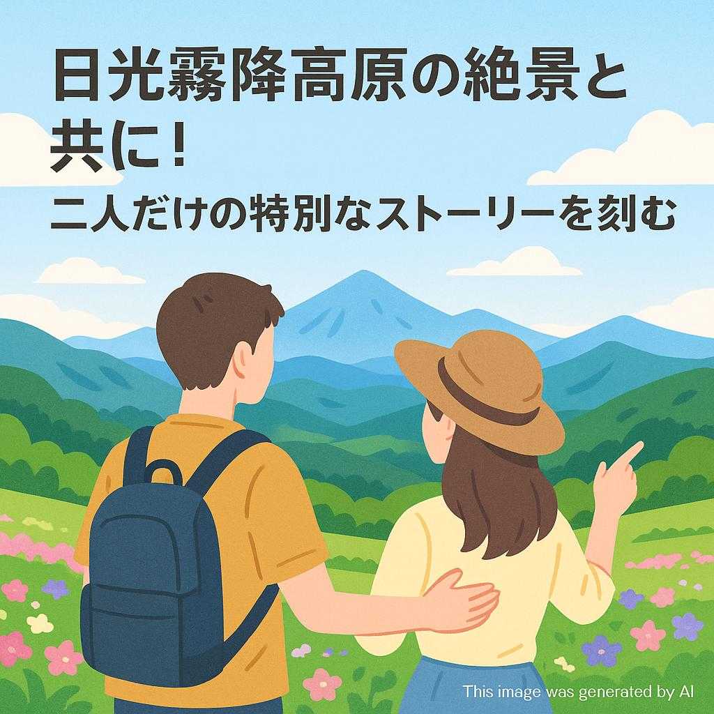 日光霧降高原の絶景と共に!二人だけの特別なストーリーを刻む