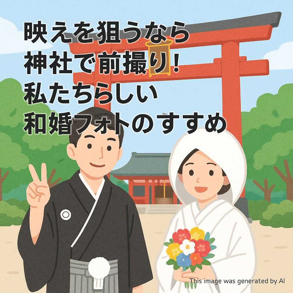映えを狙うなら神社で前撮り！私たちらしい和婚フォトのすすめ