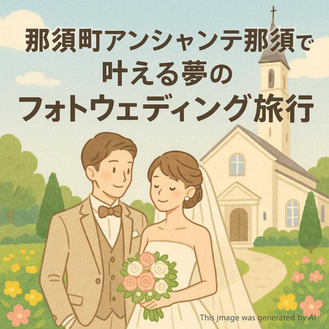 那須町アンシャンテ那須で叶える夢のフォトウェディング旅行