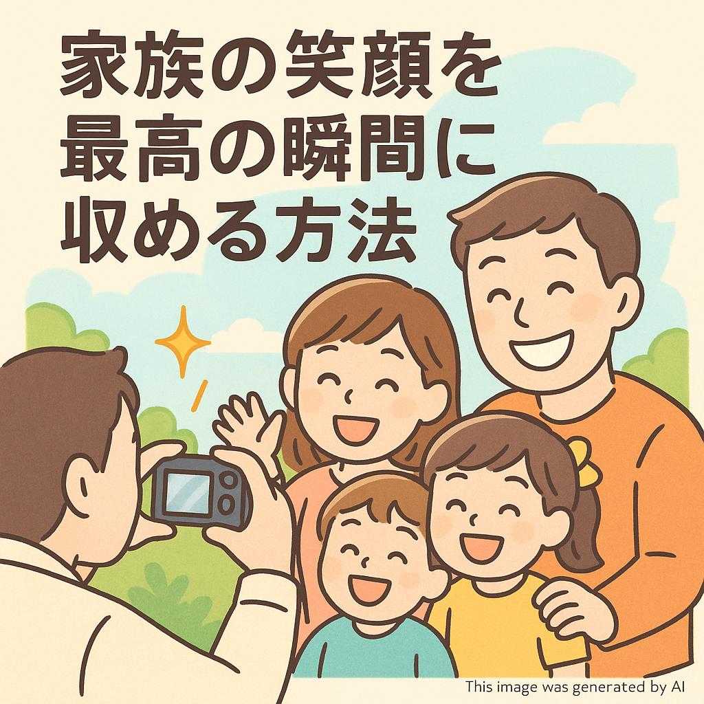 家族の笑顔を最高の瞬間に収める方法