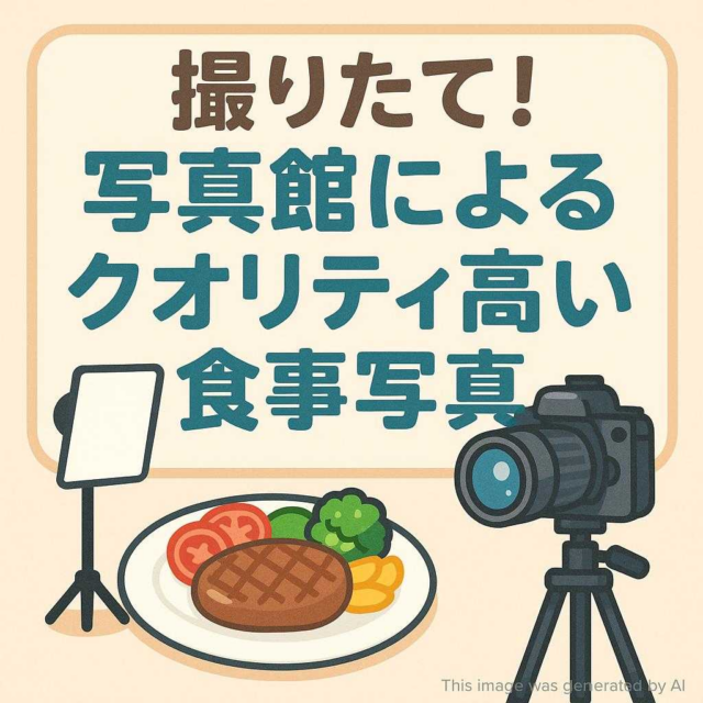 撮りたて！写真館によるクオリティ高い食事写真