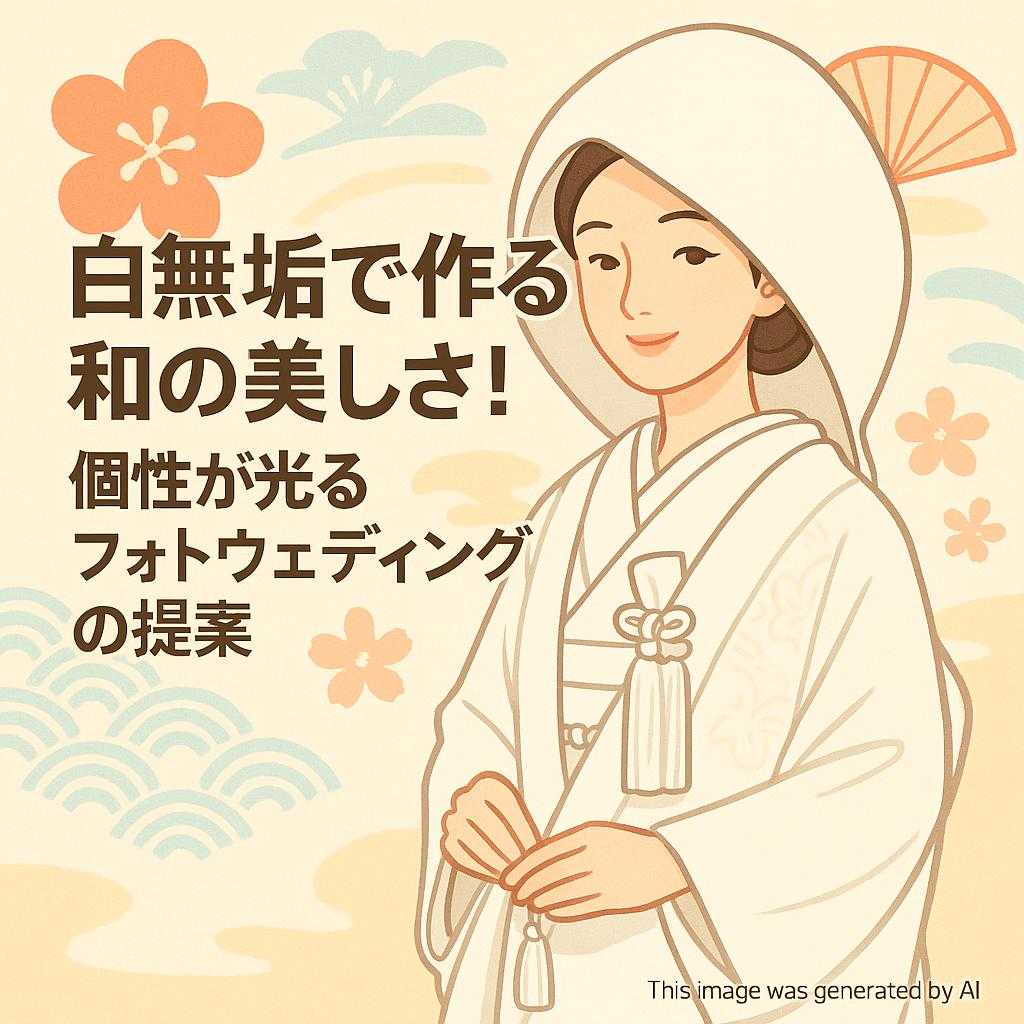白無垢で作る和の美しさ！個性が光るフォトウェディングの提案