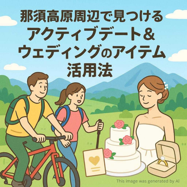 那須高原周辺で見つけるアクティブデート＆ウェディングのアイテム活用法